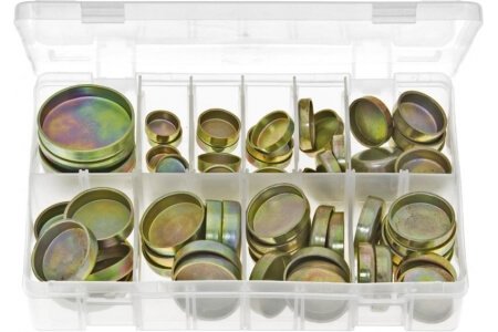 Assorted Box of Core Plugs Cup Type - Metric