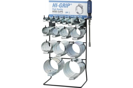 JCS 'Hi-Grip' Hose Clips Dispenser with 160 Clips