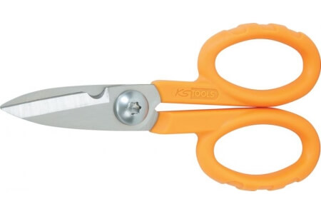 KS TOOLS Workshop Utility Scissors with Wire Cutters